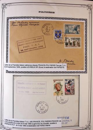 1893-2000 Collection de timbres commençant par Tahiti