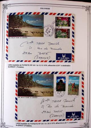 1893-2000 Collection de timbres commençant par Tahiti