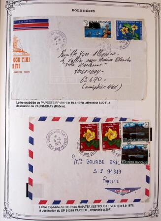 1893-2000 Collection de timbres commençant par Tahiti