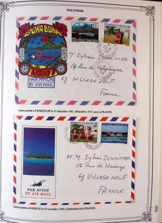 1893-2000 Collection de timbres commençant par Tahiti