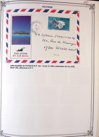 1893-2000 Collection de timbres commençant par Tahiti