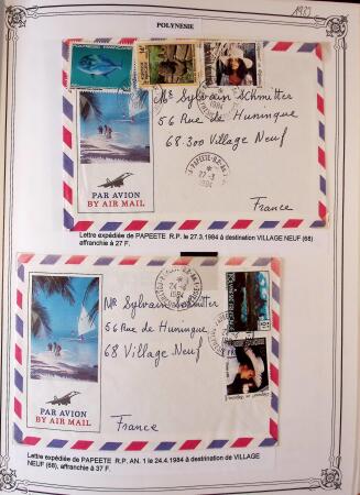 1893-2000 Collection de timbres commençant par Tahiti