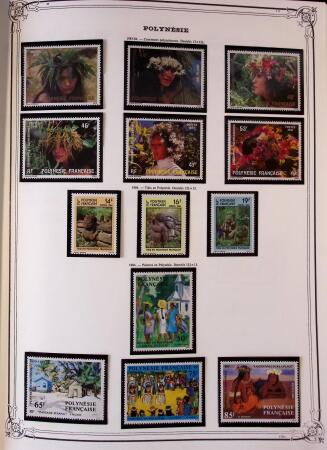 1893-2000 Collection de timbres commençant par Tahiti