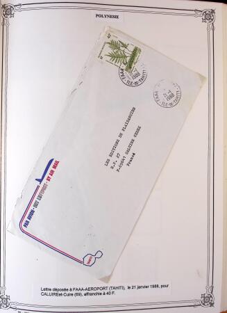 1893-2000 Collection de timbres commençant par Tahiti