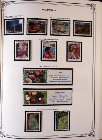 1893-2000 Collection de timbres commençant par Tahiti