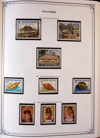 1893-2000 Collection de timbres commençant par Tahiti