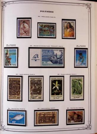 1893-2000 Collection de timbres commençant par Tahiti