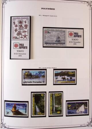 1893-2000 Collection de timbres commençant par Tahiti
