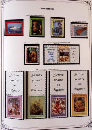 1893-2000 Collection de timbres commençant par Tahiti