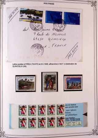 1893-2000 Collection de timbres commençant par Tahiti