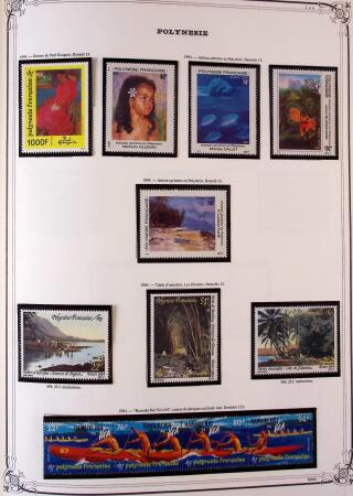 1893-2000 Collection de timbres commençant par Tahiti