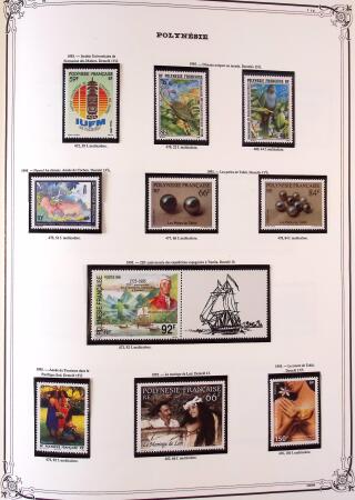 1893-2000 Collection de timbres commençant par Tahiti