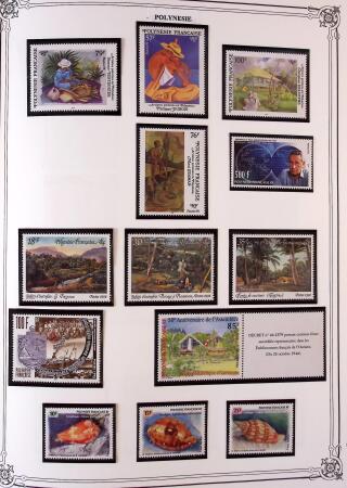1893-2000 Collection de timbres commençant par Tahiti