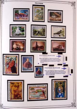 1893-2000 Collection de timbres commençant par Tahiti