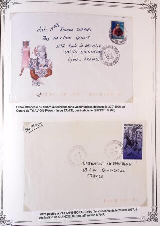 1893-2000 Collection de timbres commençant par Tahiti