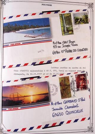 1893-2000 Collection de timbres commençant par Tahiti