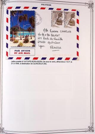 1893-2000 Collection de timbres commençant par Tahiti