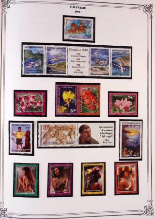 1893-2000 Collection de timbres commençant par Tahiti