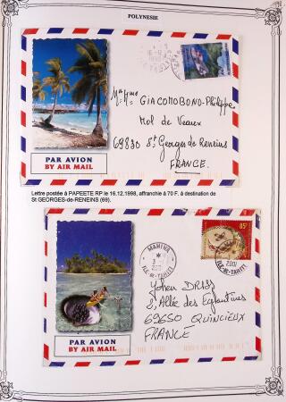 1893-2000 Collection de timbres commençant par Tahiti