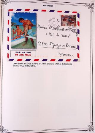 1893-2000 Collection de timbres commençant par Tahiti