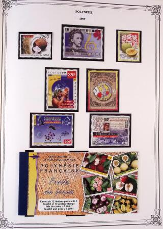 1893-2000 Collection de timbres commençant par Tahiti