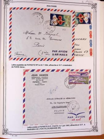 1893-2000 Collection de timbres commençant par Tahiti