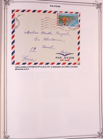 1893-2000 Collection de timbres commençant par Tahiti