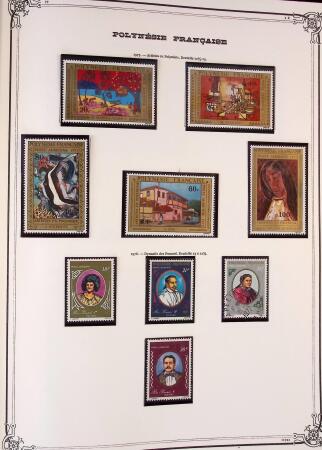 1893-2000 Collection de timbres commençant par Tahiti
