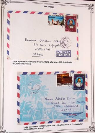 1893-2000 Collection de timbres commençant par Tahiti