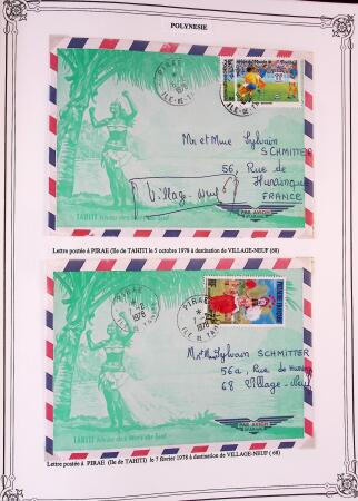 1893-2000 Collection de timbres commençant par Tahiti