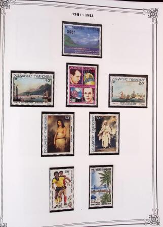 1893-2000 Collection de timbres commençant par Tahiti