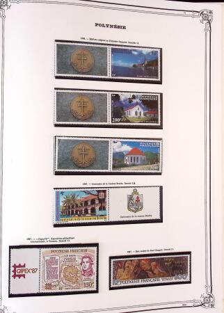 1893-2000 Collection de timbres commençant par Tahiti