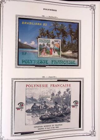 1893-2000 Collection de timbres commençant par Tahiti