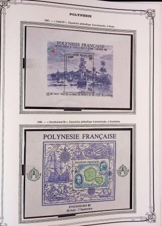 1893-2000 Collection de timbres commençant par Tahiti