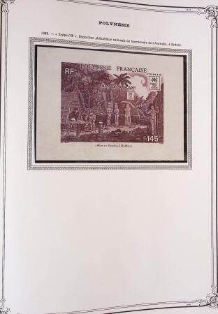 1893-2000 Collection de timbres commençant par Tahiti