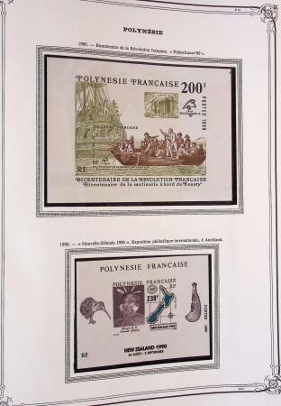 1893-2000 Collection de timbres commençant par Tahiti