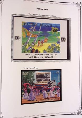 1893-2000 Collection de timbres commençant par Tahiti