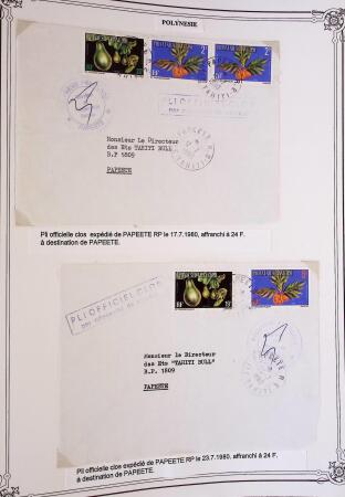 1893-2000 Collection de timbres commençant par Tahiti