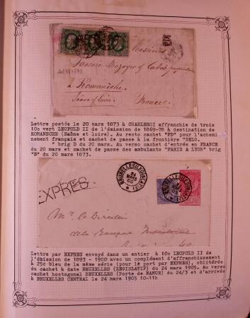 Collection timbres neuf et obl. de Belgique +qq lettres