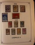 Collection timbres neuf et obl. de Belgique +qq lettres