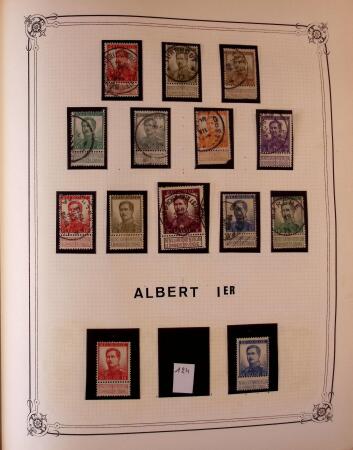 Collection timbres neuf et obl. de Belgique +qq lettres