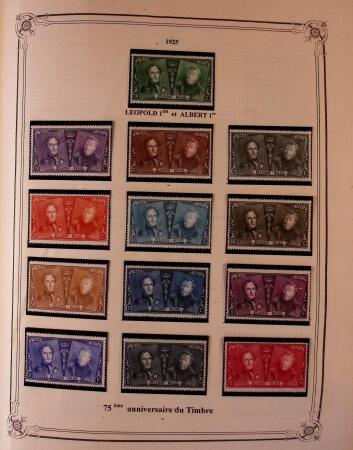 Collection timbres neuf et obl. de Belgique +qq lettres