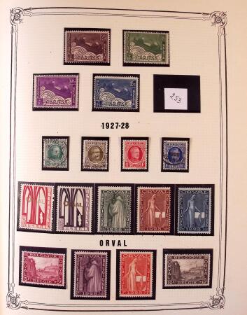 Collection timbres neuf et obl. de Belgique +qq lettres