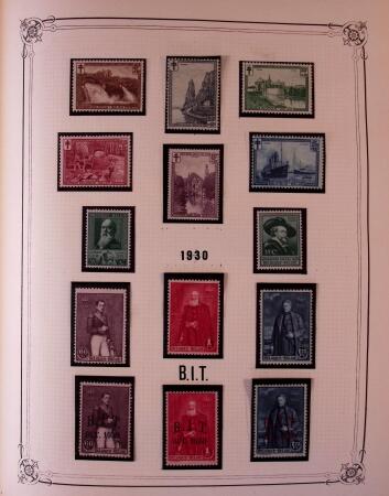 Collection timbres neuf et obl. de Belgique +qq lettres