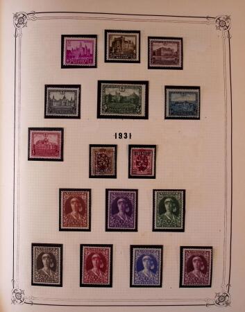 Collection timbres neuf et obl. de Belgique +qq lettres