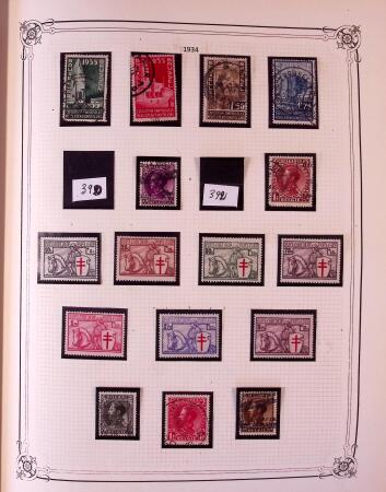 Collection timbres neuf et obl. de Belgique +qq lettres