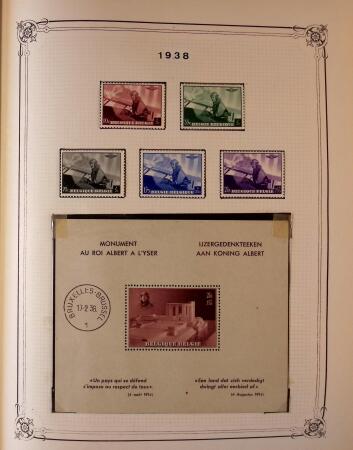 Collection timbres neuf et obl. de Belgique +qq lettres