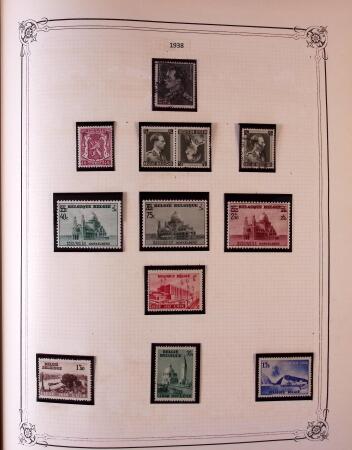 Collection timbres neuf et obl. de Belgique +qq lettres