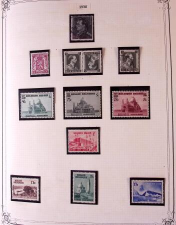 Collection timbres neuf et obl. de Belgique +qq lettres