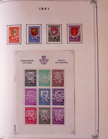 Collection timbres neuf et obl. de Belgique +qq lettres